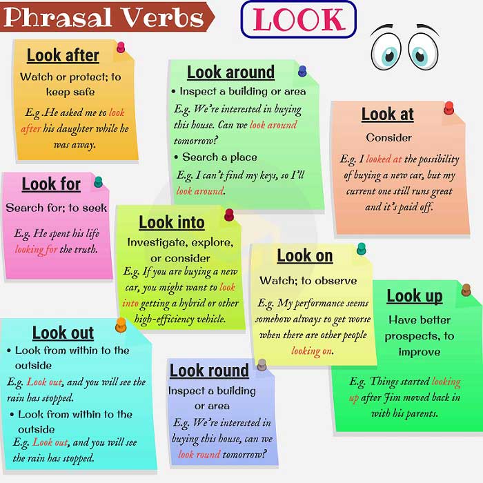 Phrasal Verbs with LOOK